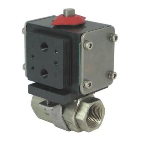 Gemini Valve Gemini Valve S/S Ball Valve W/500 Series Double-Acting Pneumatic Actuator, 3/4" 3/4 86-6-RT-6-A512D-PMK-3-A510